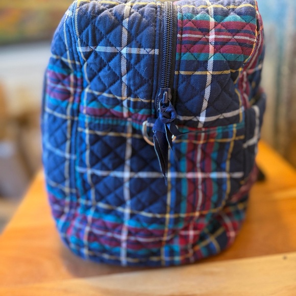 Vera Bradley RETIRED Tartan Plaid Weekender Travel Bag - Picture 6 of 15